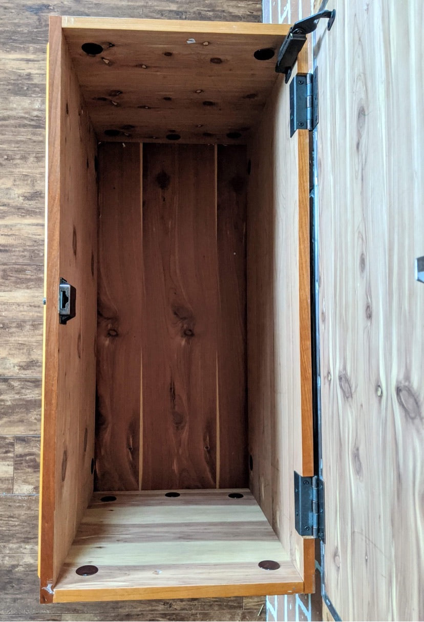 The Cecilia Cedar Blanket Box