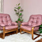 The Dusty Rose Armchairs