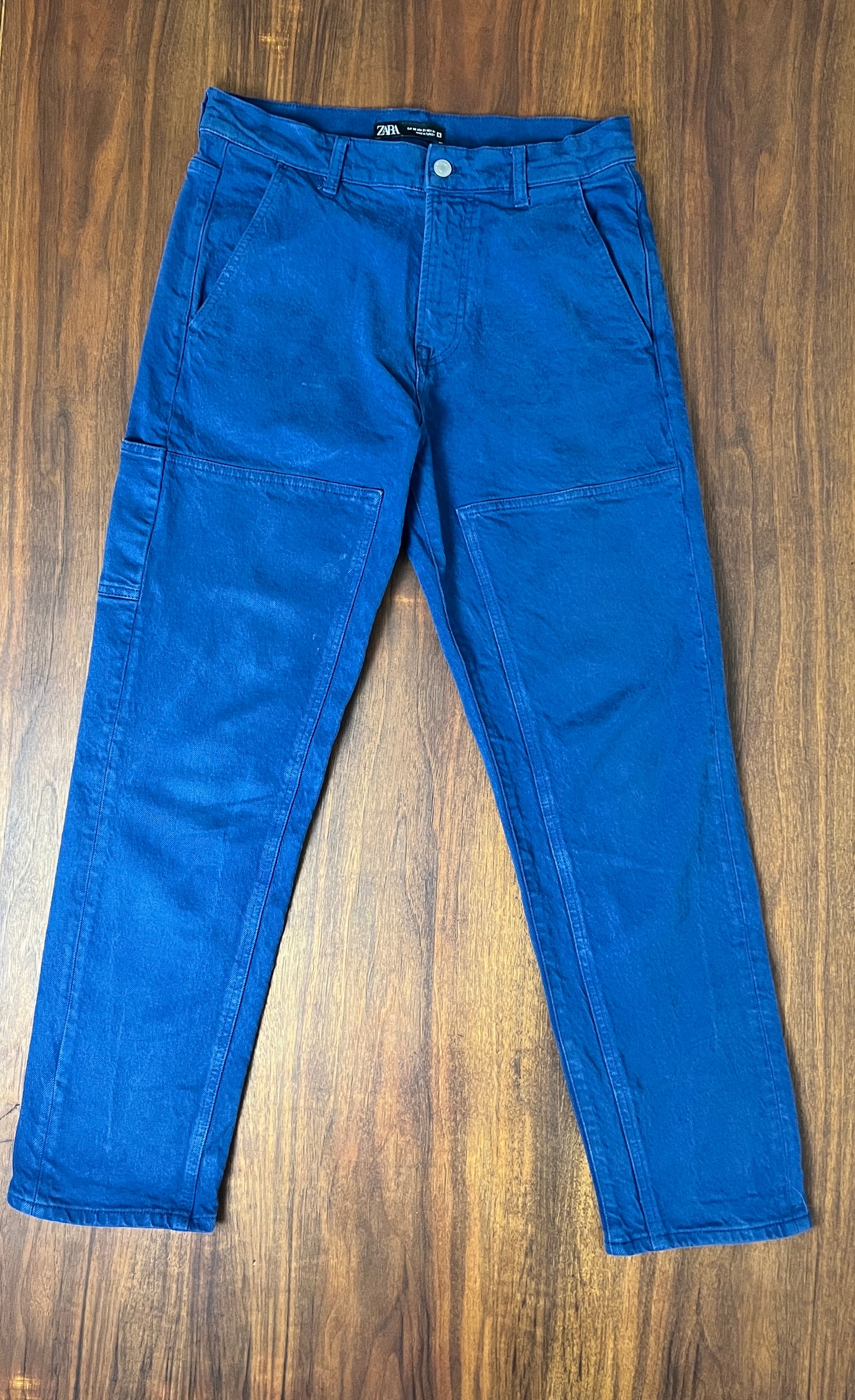 The Navy Blue Double Knee Pants