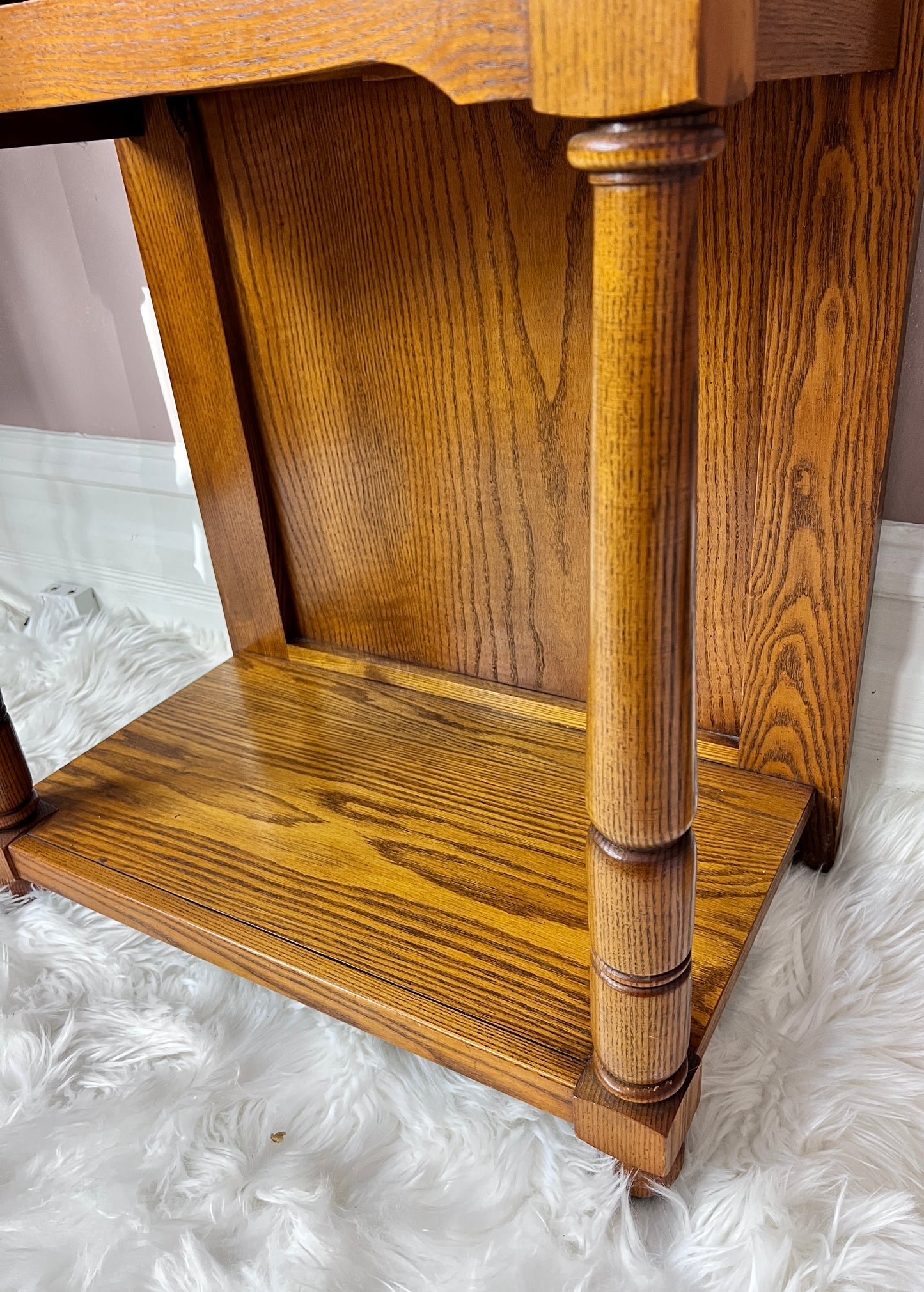 The Atlas Oak Hallway Table