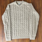 The Beige Fisherman Sweater