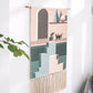 Vintage Abstract Wall Hanger Canvas Cotton Artistic Victoria BC Canada Vancouver Island Unique Home Decor Bohemian