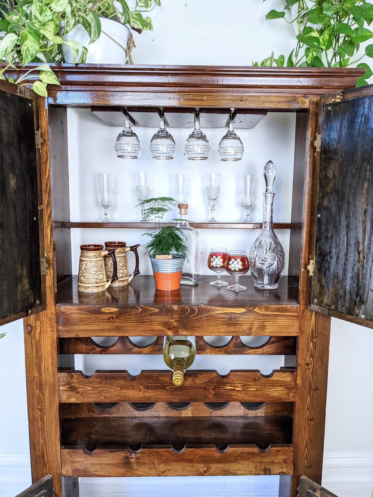 The Iroko Wine Cabinet