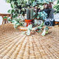 Wicker Bamboo Bohemian Style Dinning Table  Edit alt text