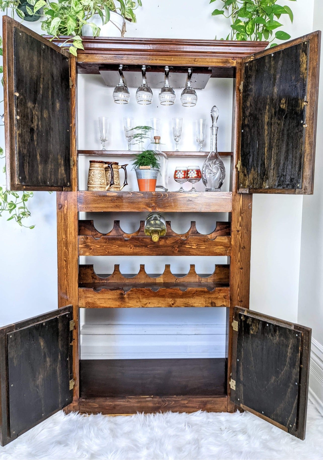 The Iroko Wine Cabinet