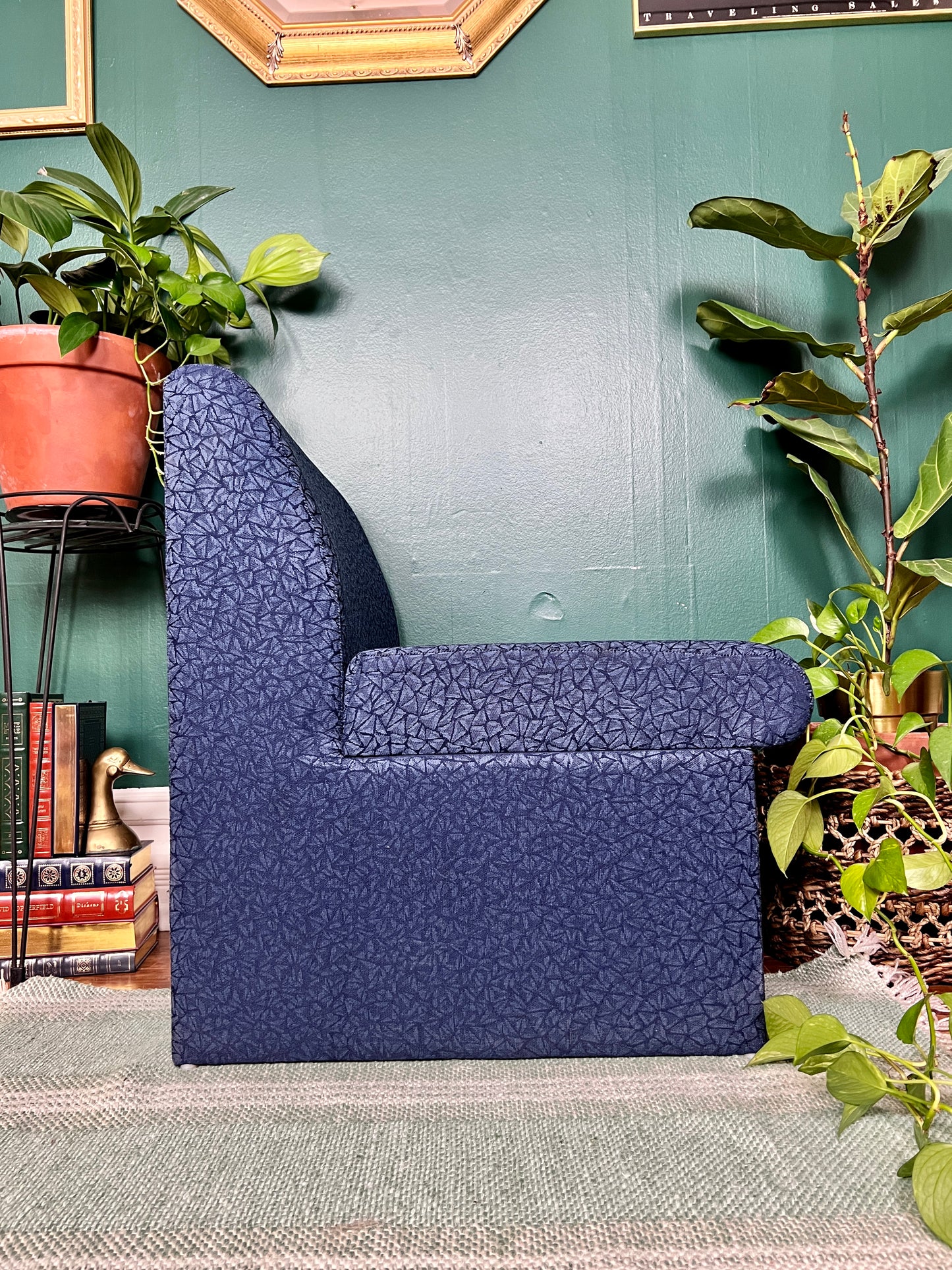 The Geo Blue Chairs