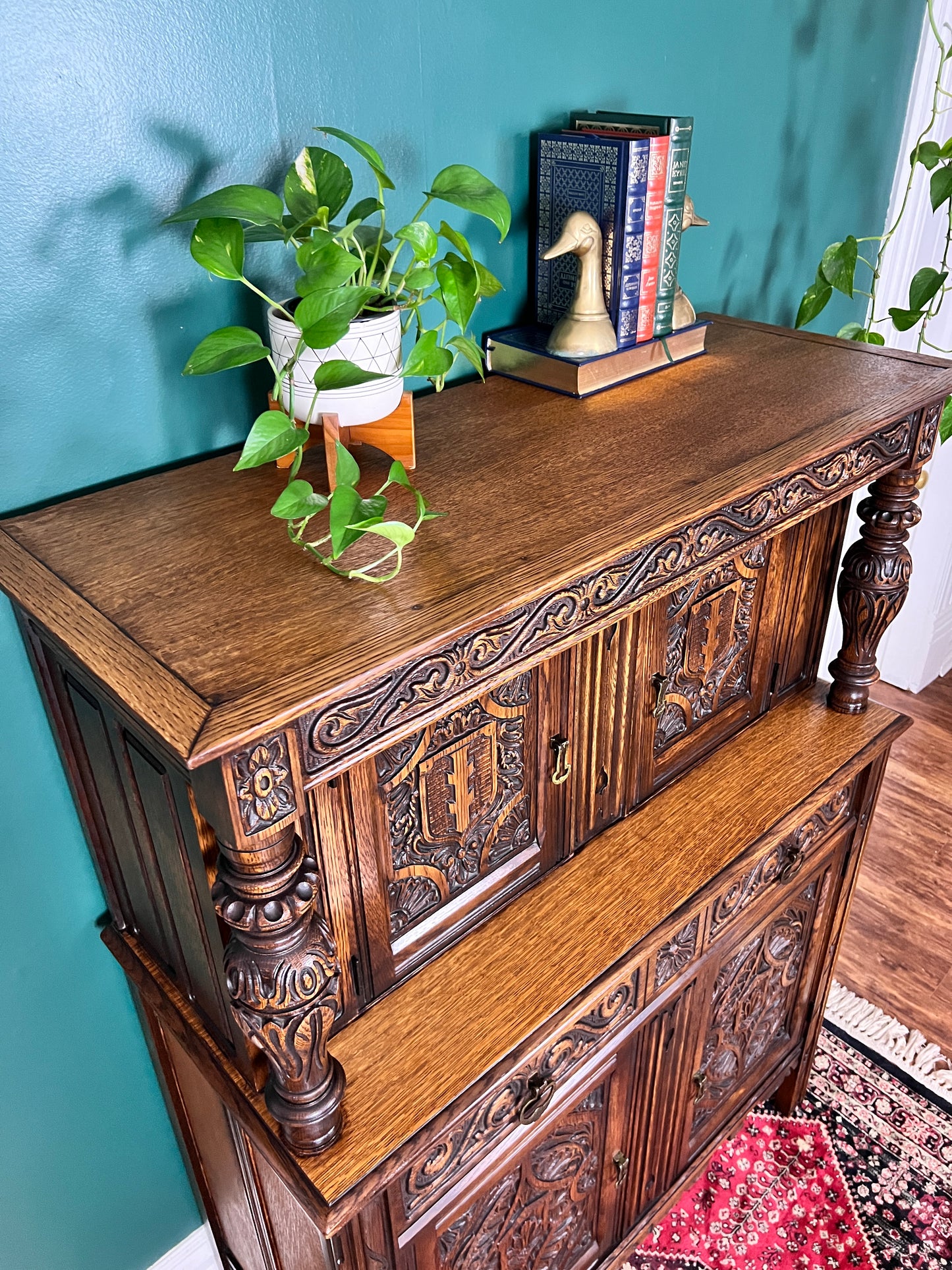 The Oak Shield Cabinet