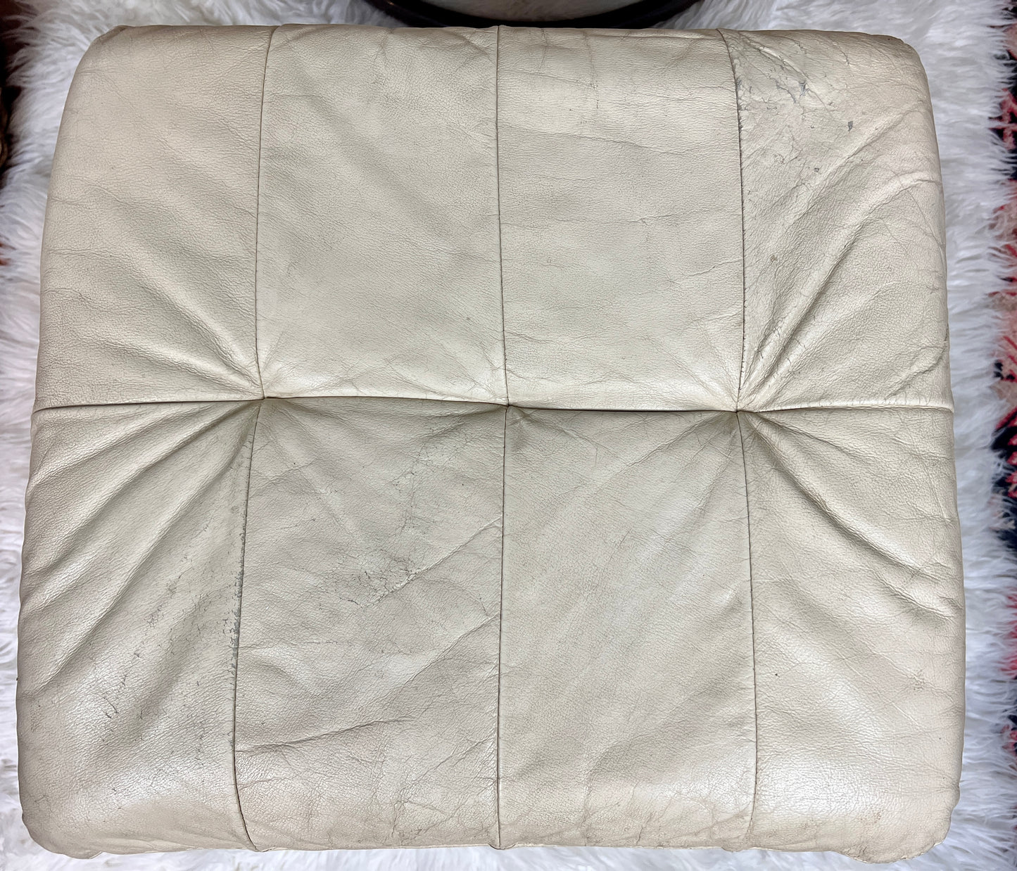 The Beige Leather Chair