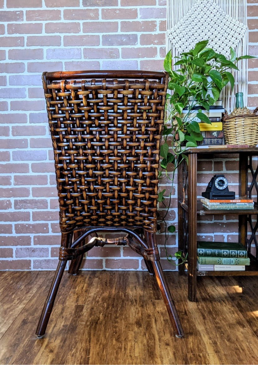 Wicker Rattan Vintage Rare Chairs Victoria BC Furniture Used Thrift