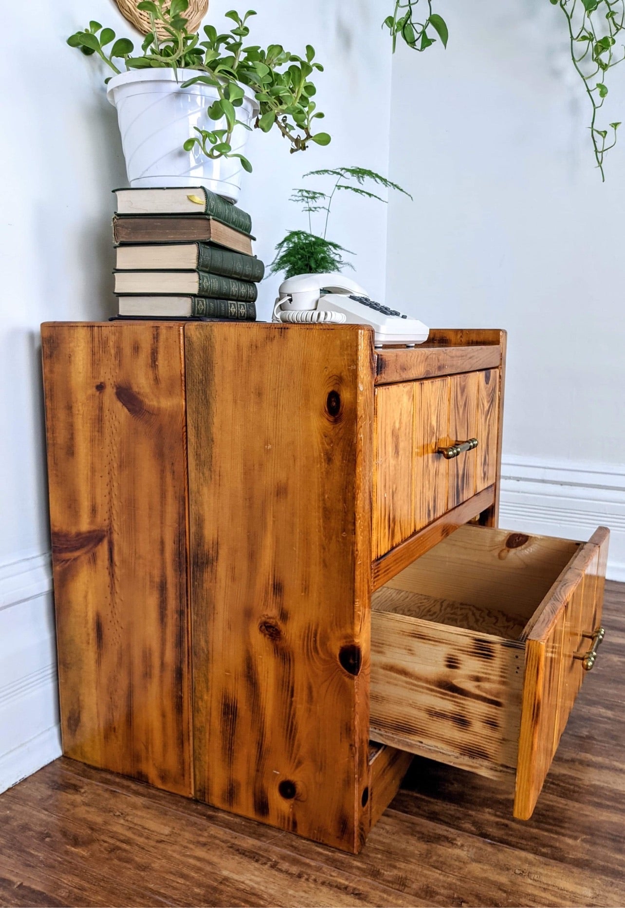 The Pinto Pine Nightstands