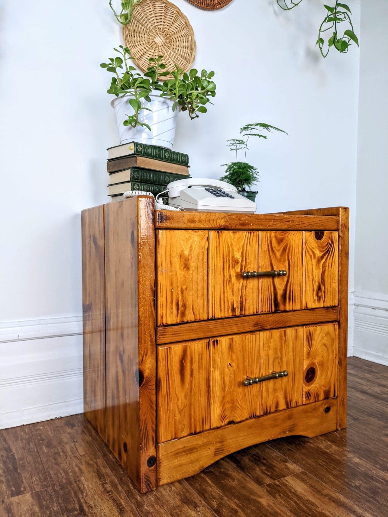 The Pinto Pine Nightstands