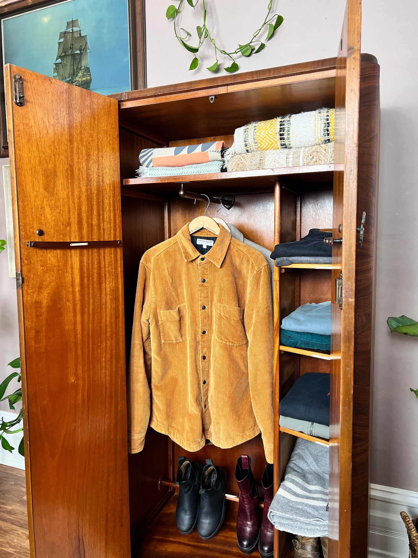 The Burled Walnut Armoire