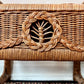 The Miller Wicker Bench