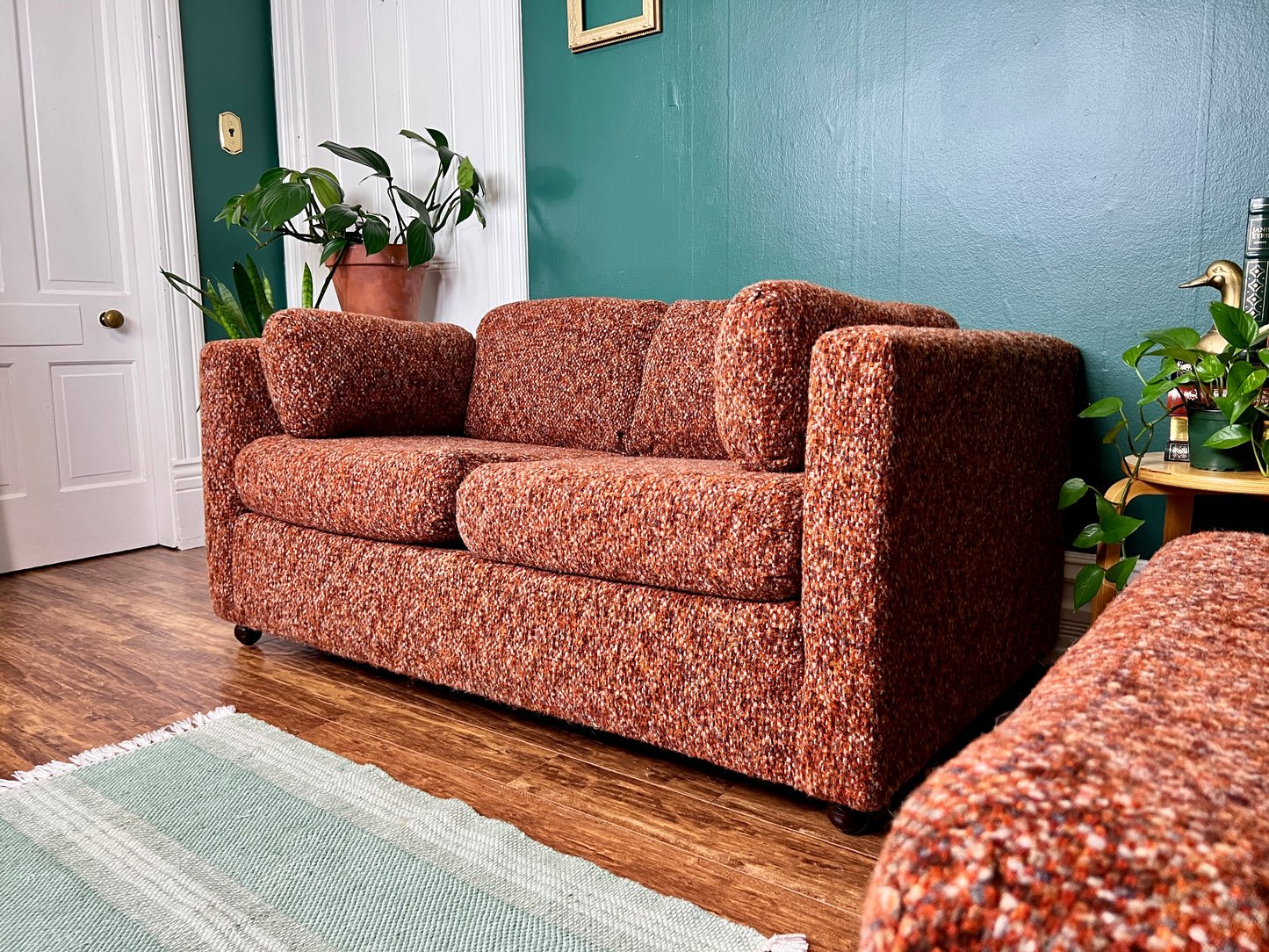 The Backgammon Sofa, Chair & Ottoman Set