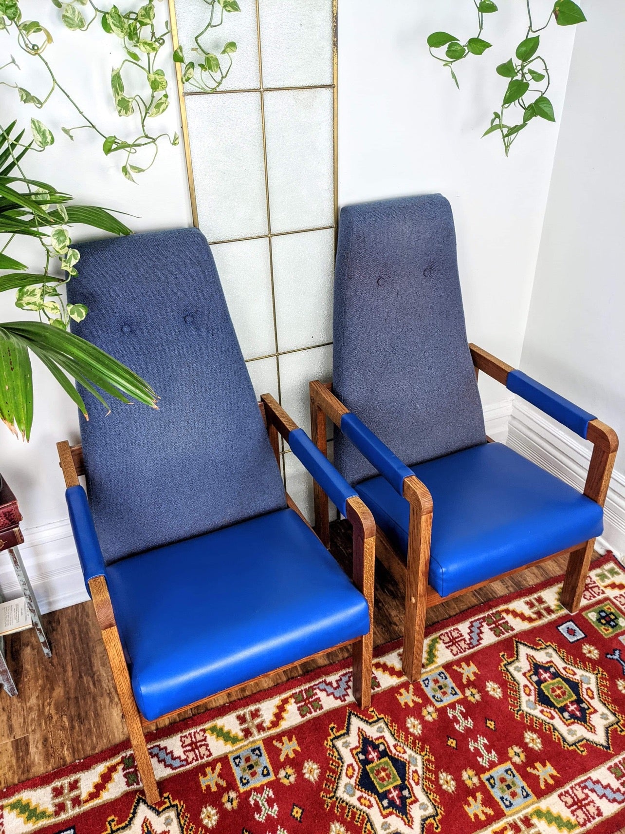 The Big Blue Armchairs