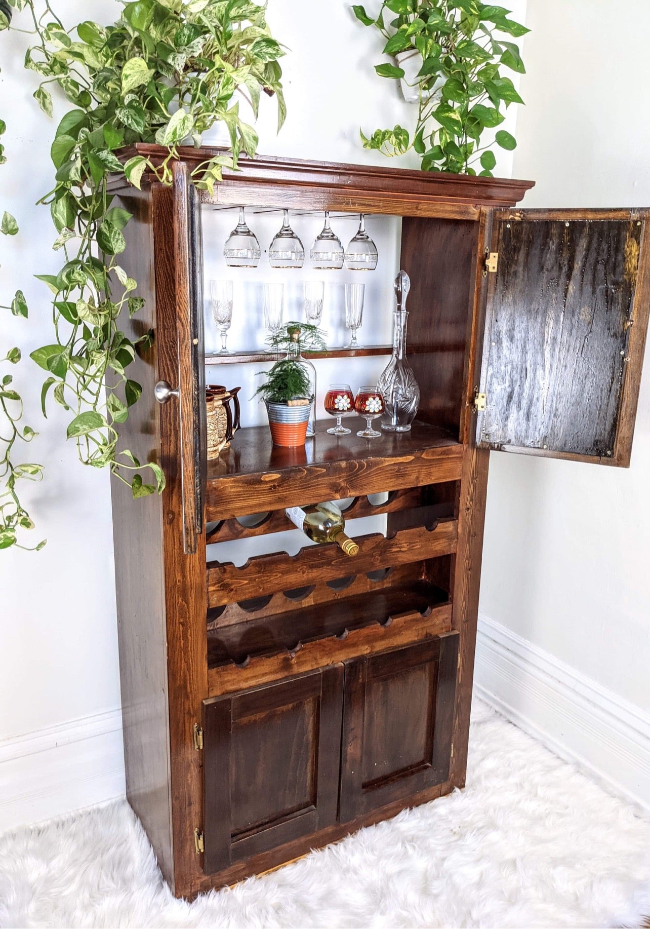 The Iroko Wine Cabinet