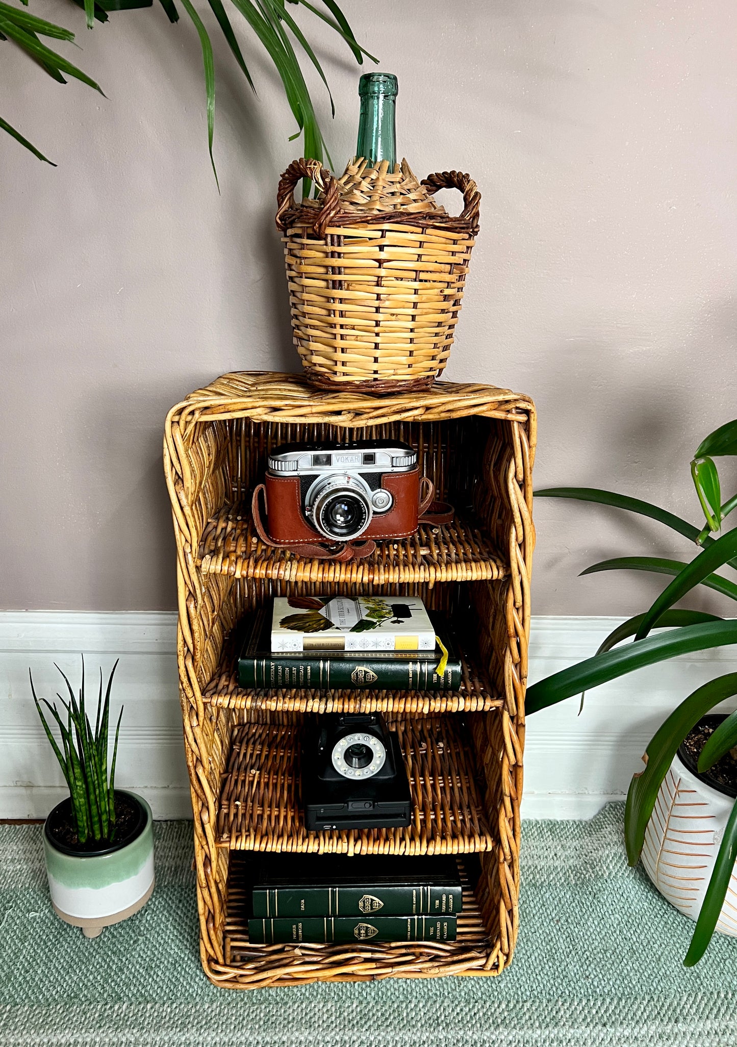 The Wilma Wicker Shelf Basket