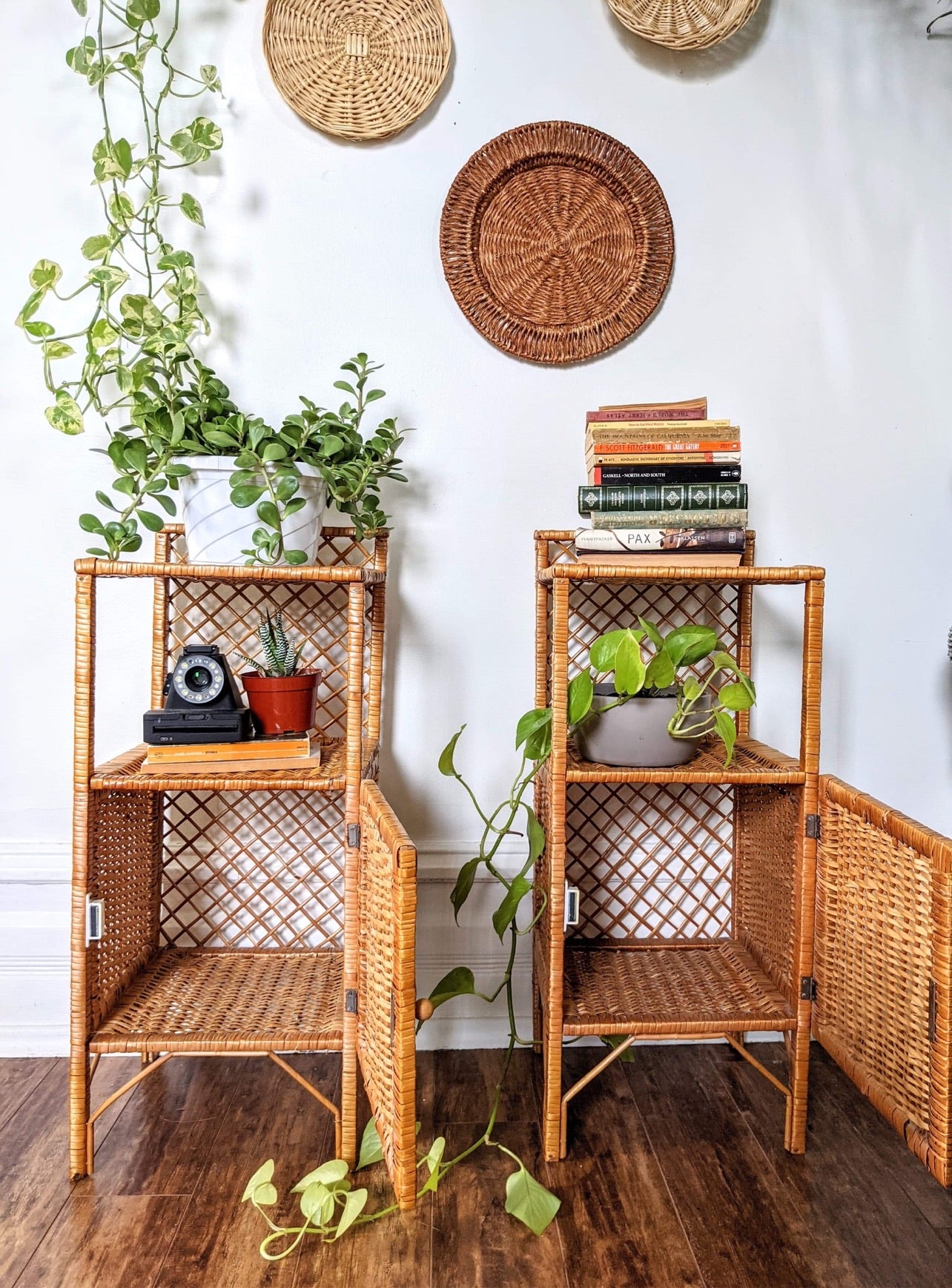 The Franco Wicker Side Tables