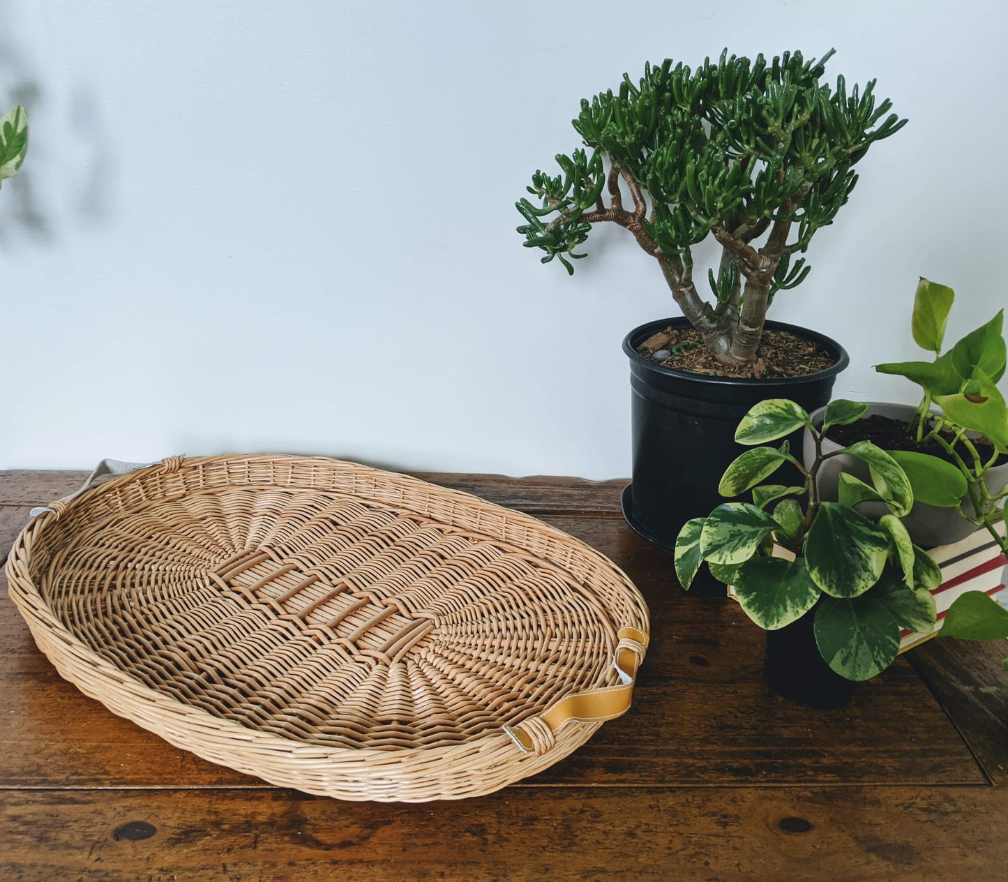 The Weston Wicker Tray