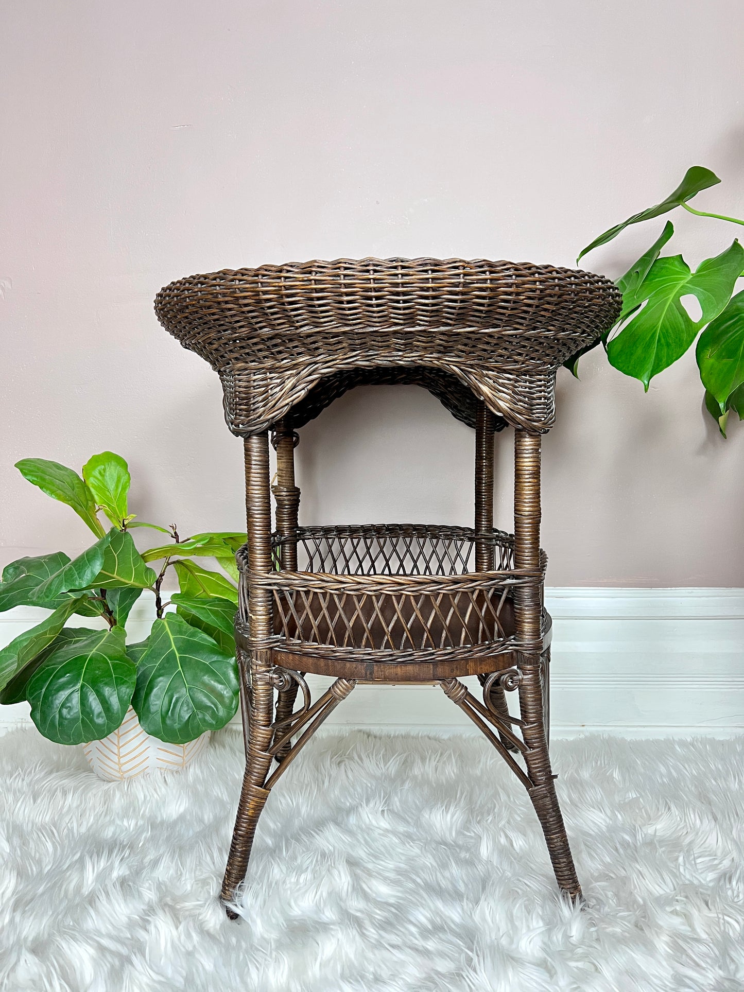The Wimbley Wicker Table