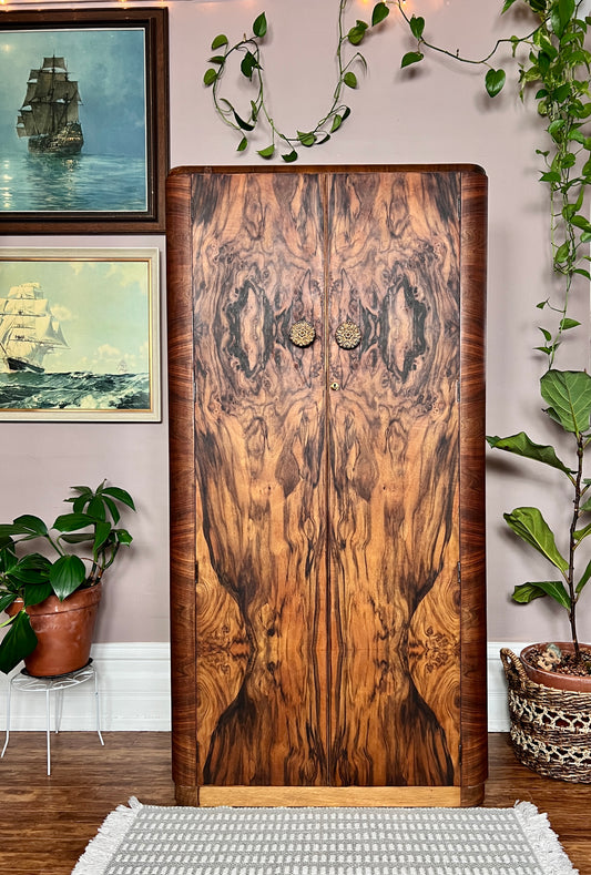 The Burled Walnut Armoire
