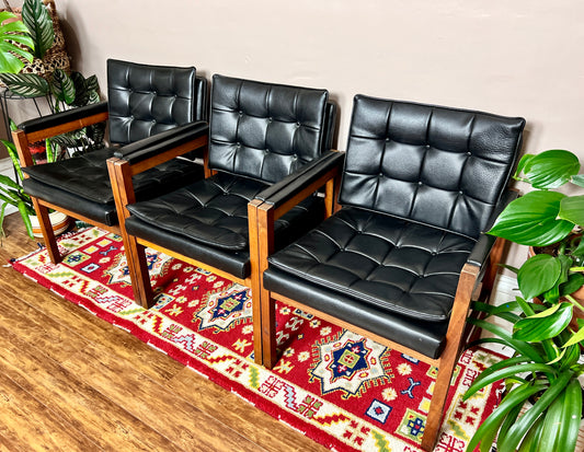 The Black Liquorice Armchairs