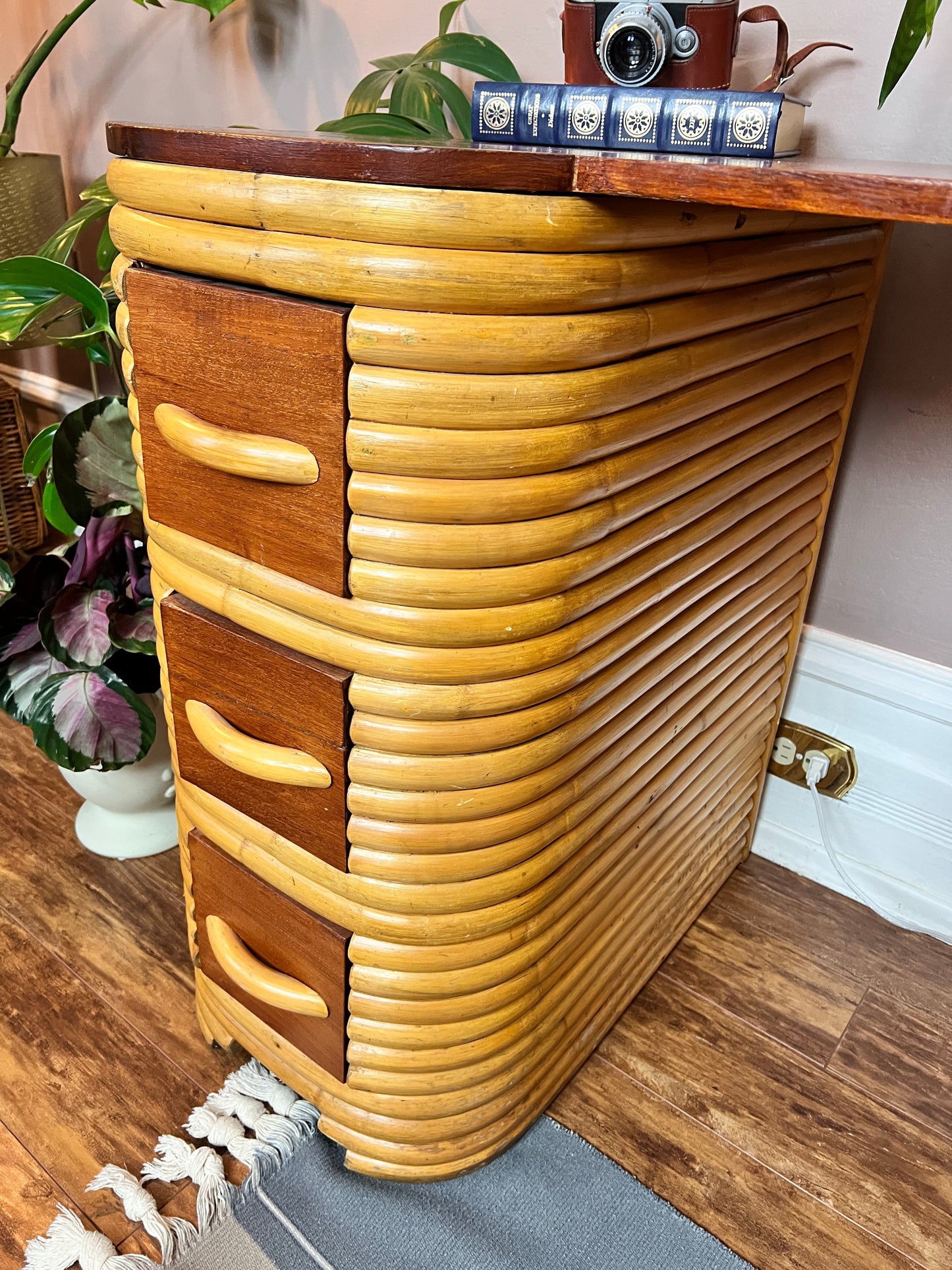 The Zelda Rattan Desk