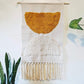 Vintage Abstract Wall Hanger Canvas Cotton Artistic Victoria BC Canada Vancouver Island Unique Home Decor Bohemian