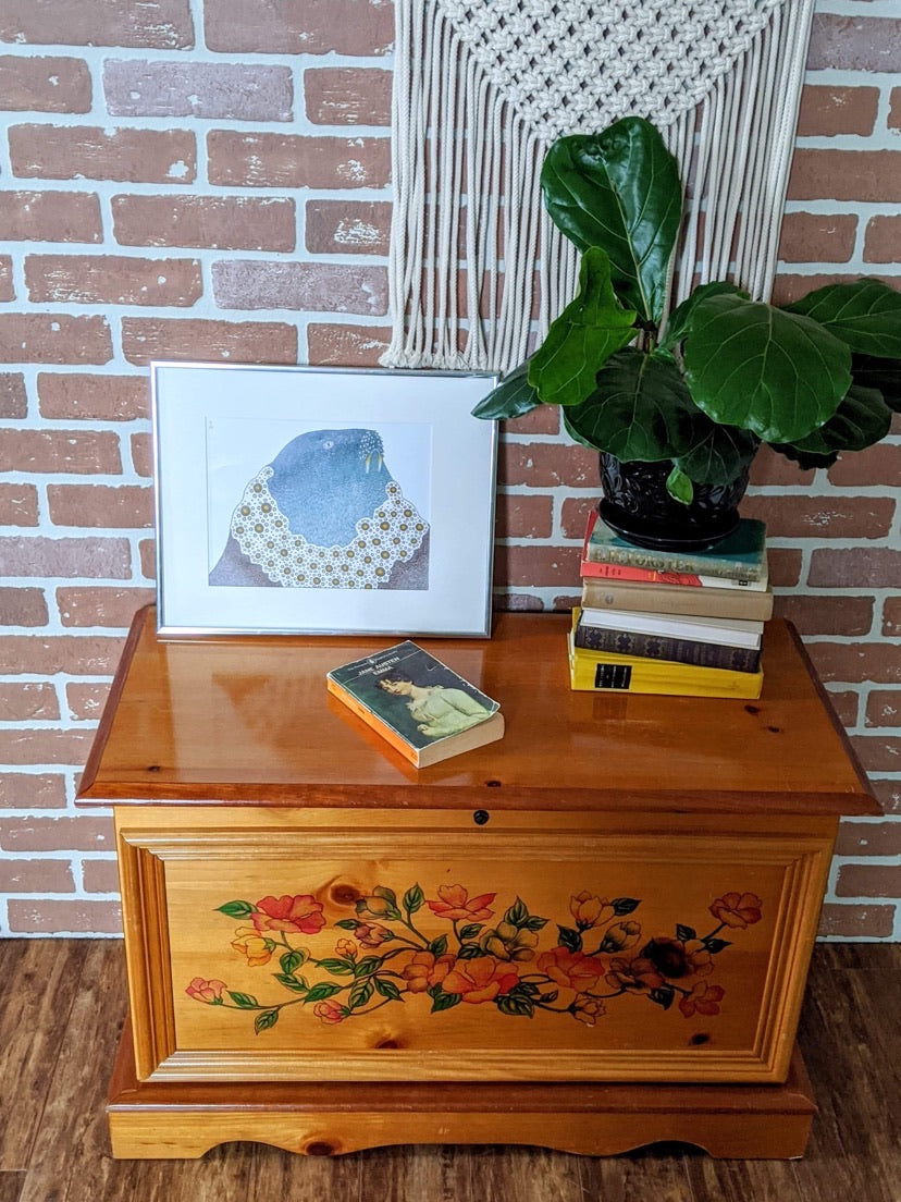 The Cecilia Cedar Blanket Box