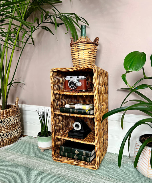 The Wilma Wicker Shelf Basket