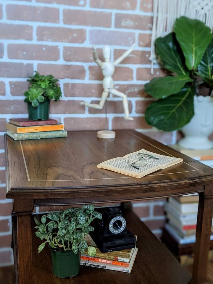 deila craft bed side tables brown vintage victoria bc furntiure