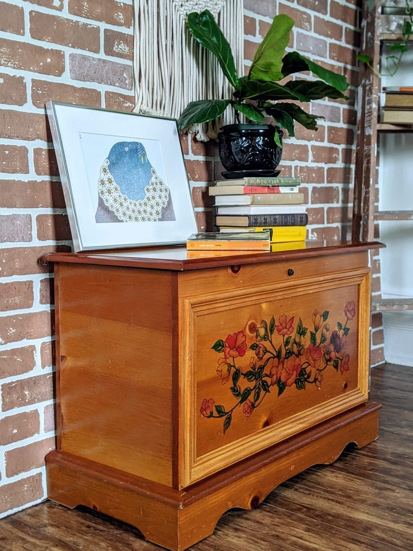 The Cecilia Cedar Blanket Box