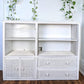 The White Wicker Shelving Unit