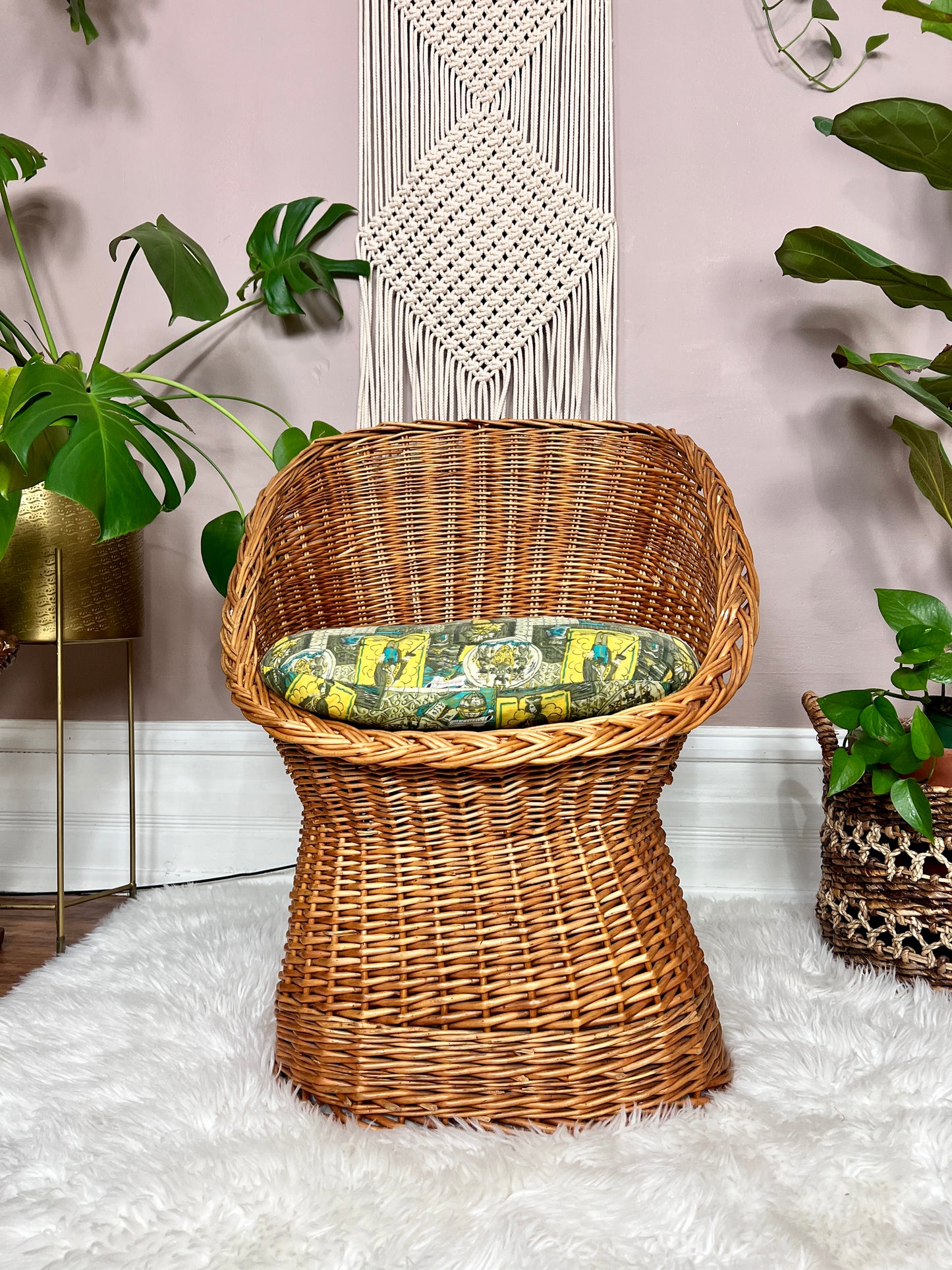 The Zoran Wicker Bucket Chairs