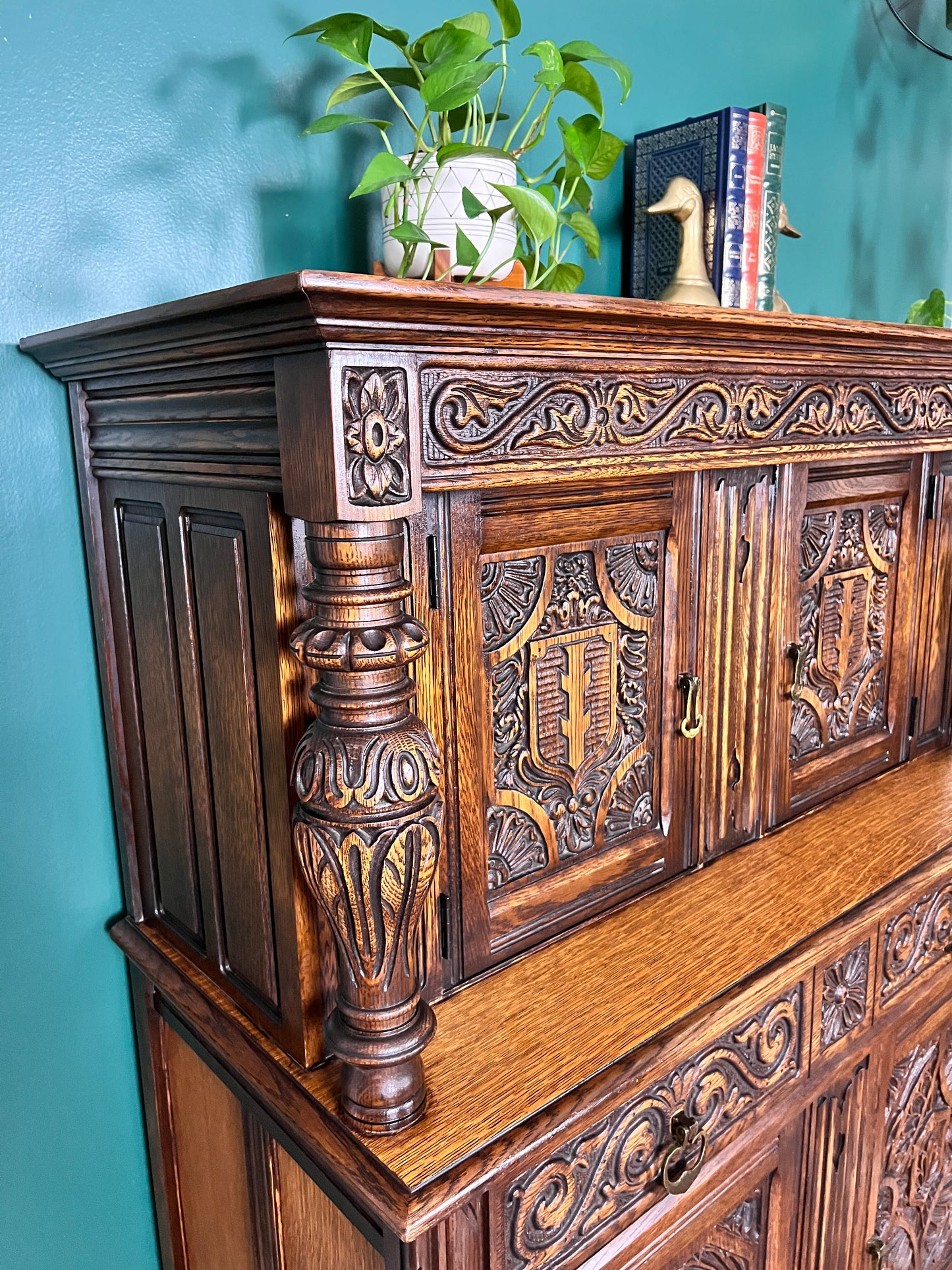 The Oak Shield Cabinet