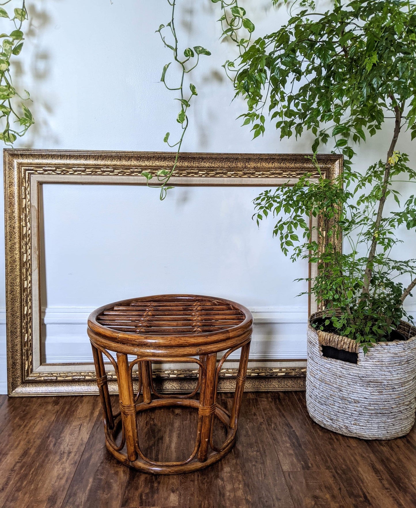 The Ramona Ottoman or Plant Stand