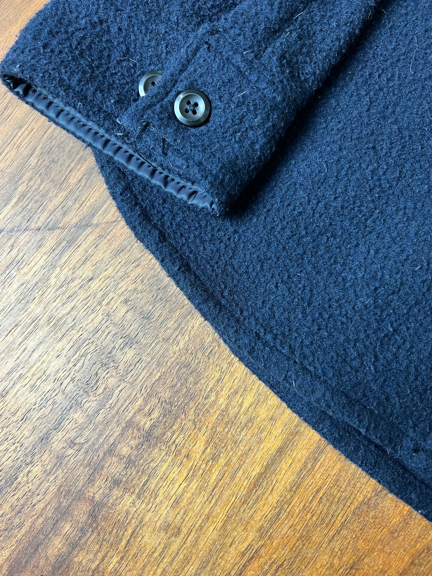 The Navy Wool Overshirt