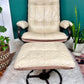 The Beige Leather Chair