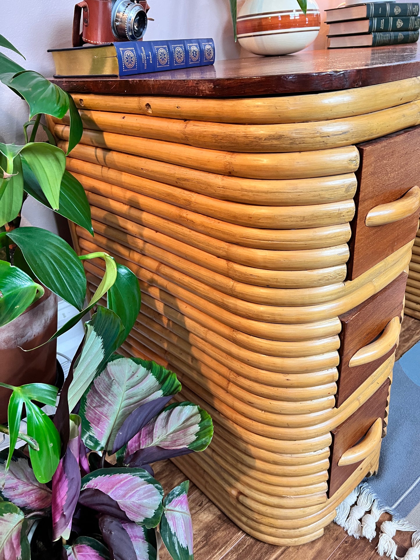 The Zelda Rattan Desk