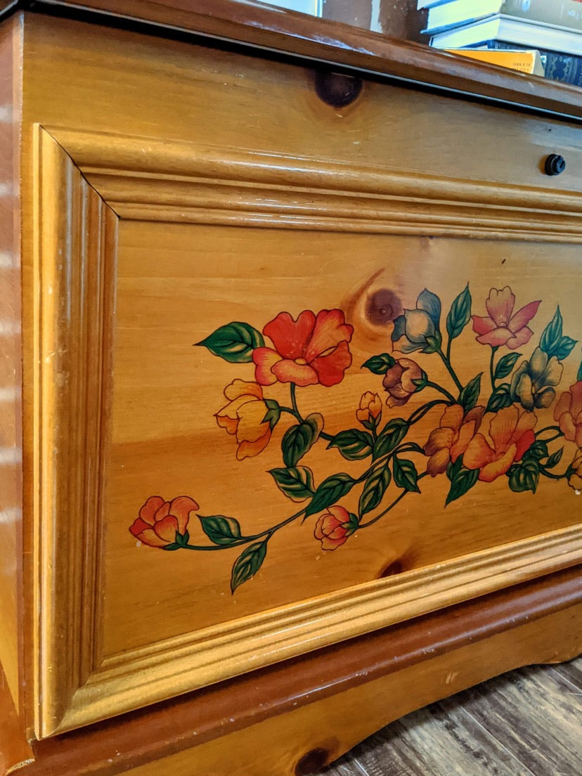 The Cecilia Cedar Blanket Box