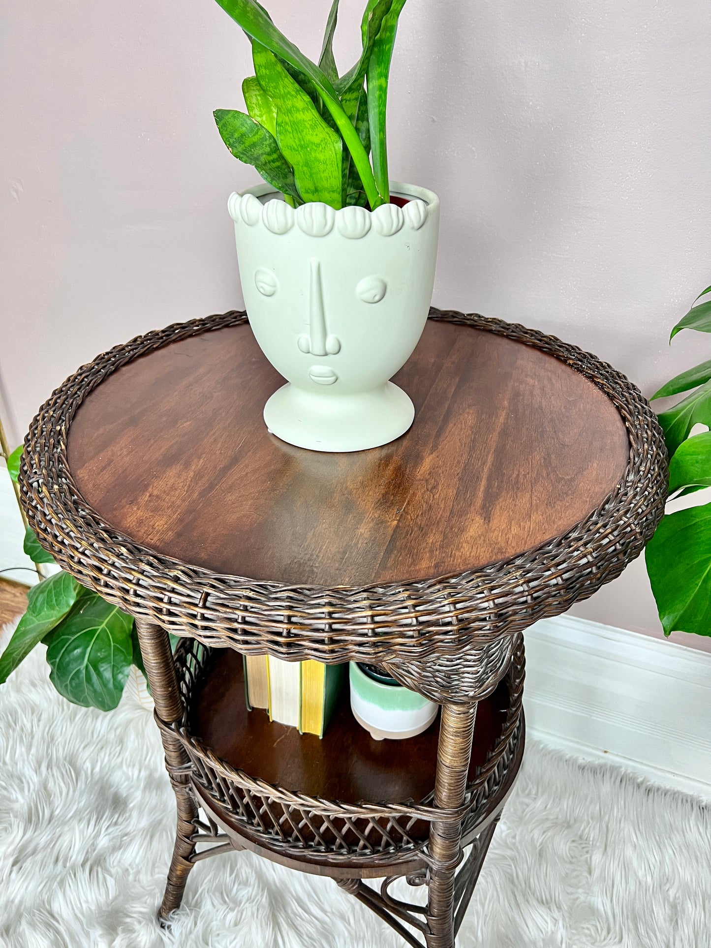 The Wimbley Wicker Table