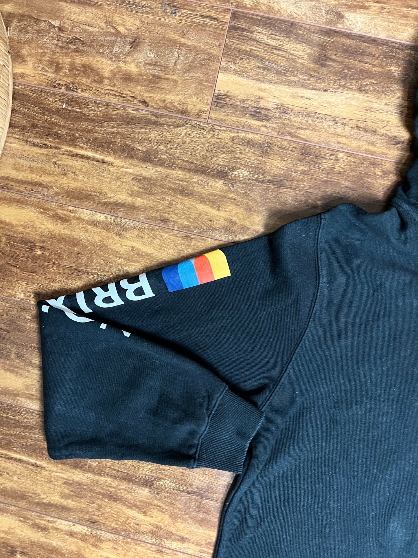 Black Brixton Spellout Hoodie