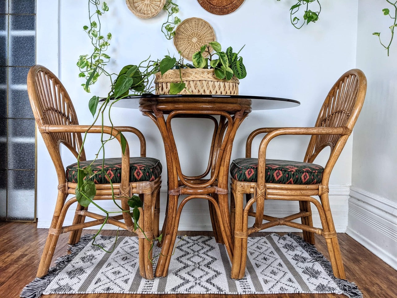 The Three Piece Rattan Set