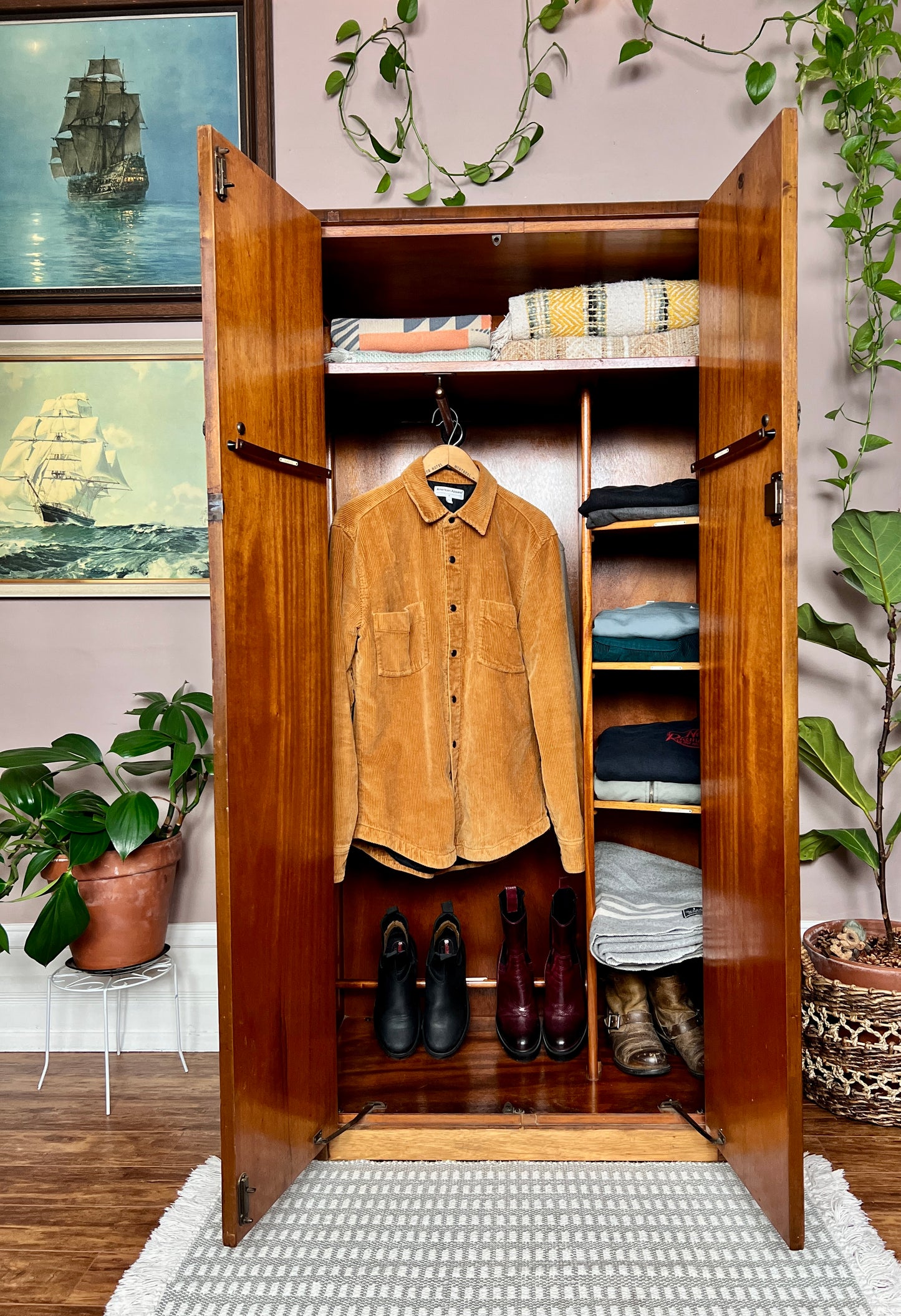 The Burled Walnut Armoire