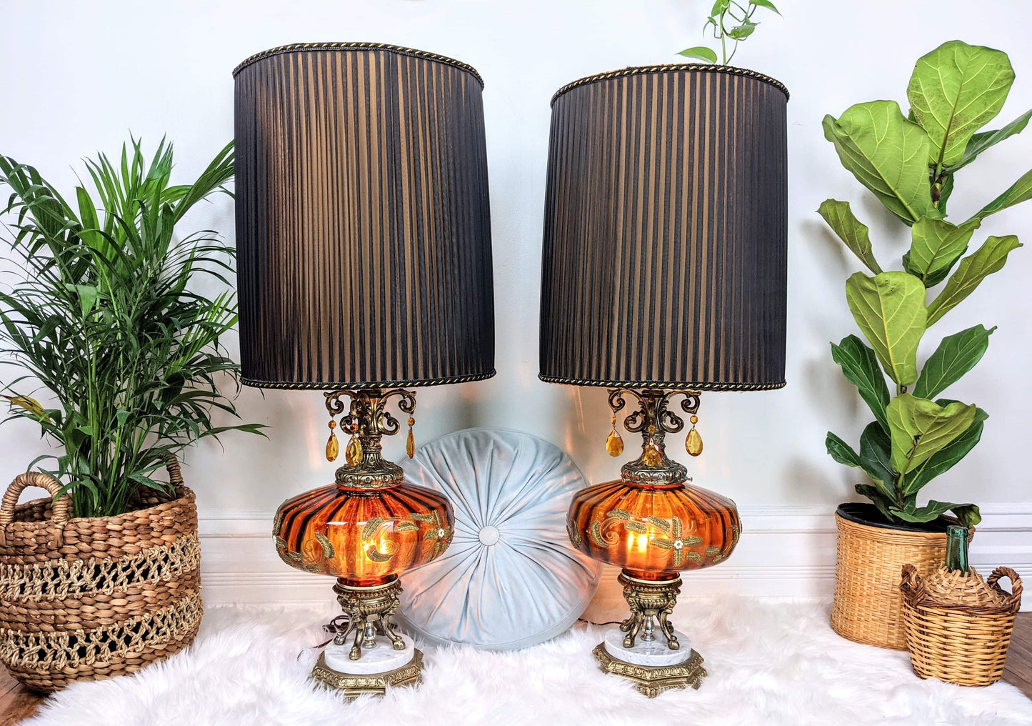 The Stunning Amber Lamps
