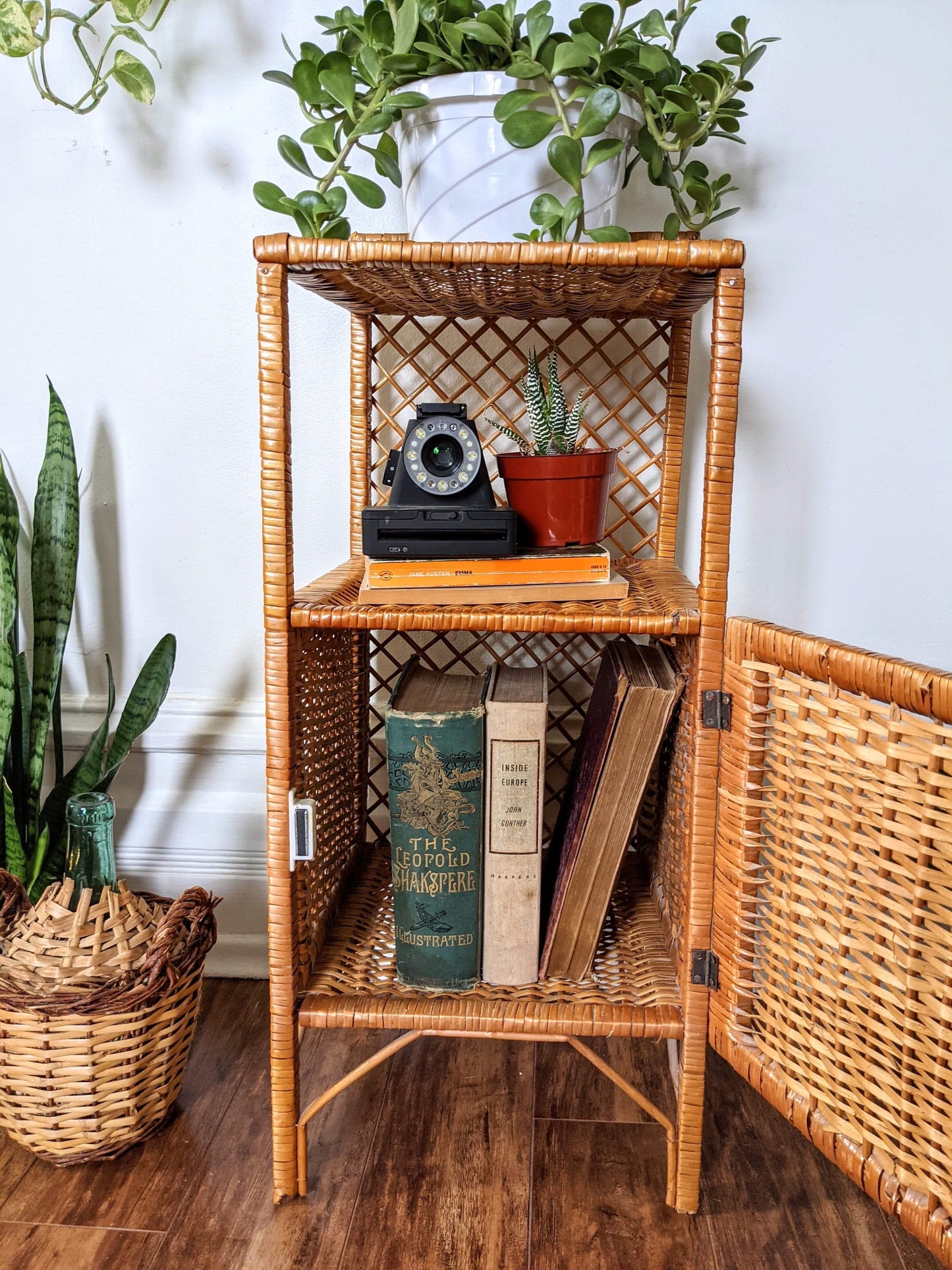 The Franco Wicker Side Tables