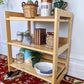 The Chamois Pine Shelf Cart
