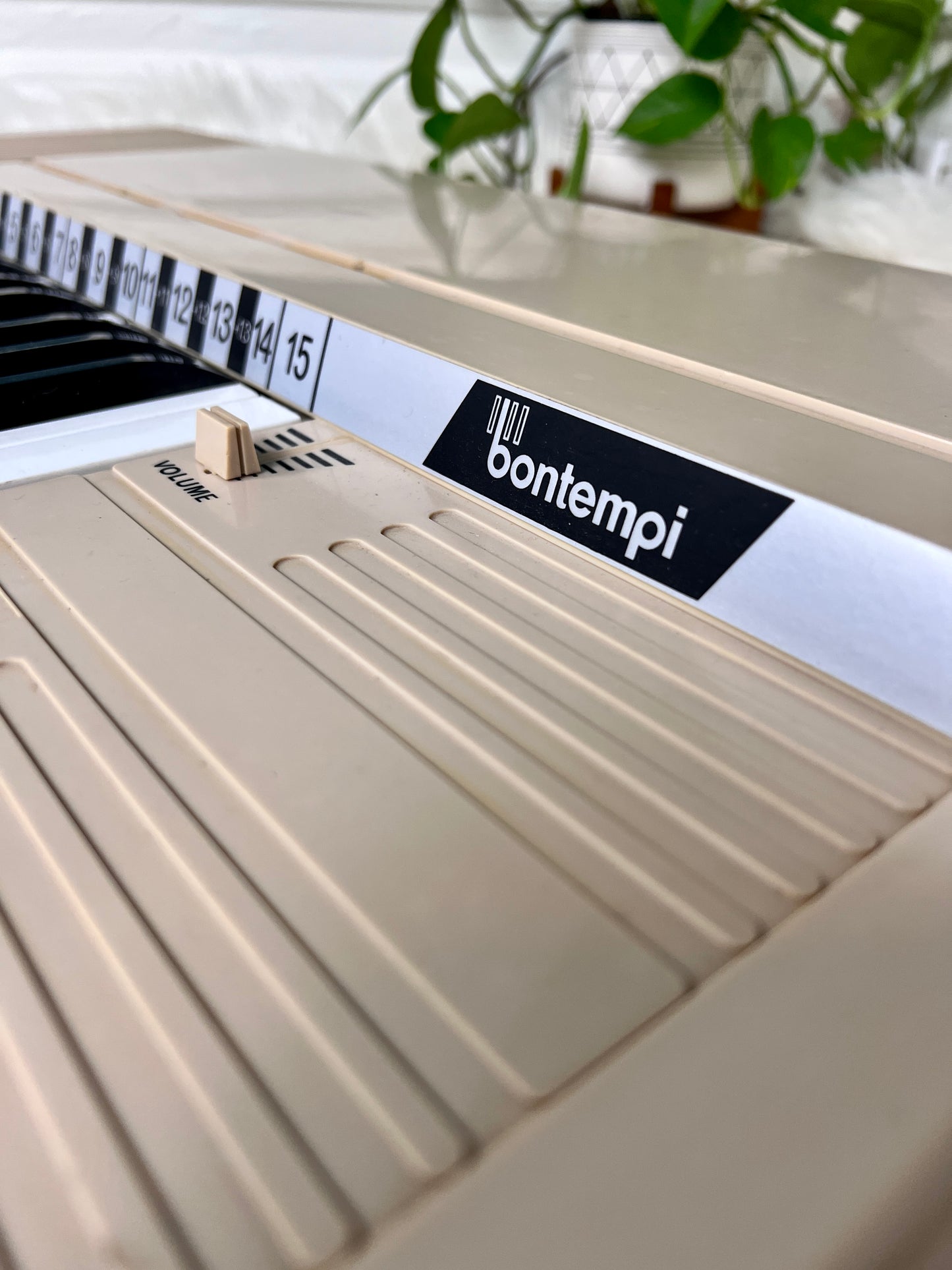 Vintage Beige Bontempi Chord Organ