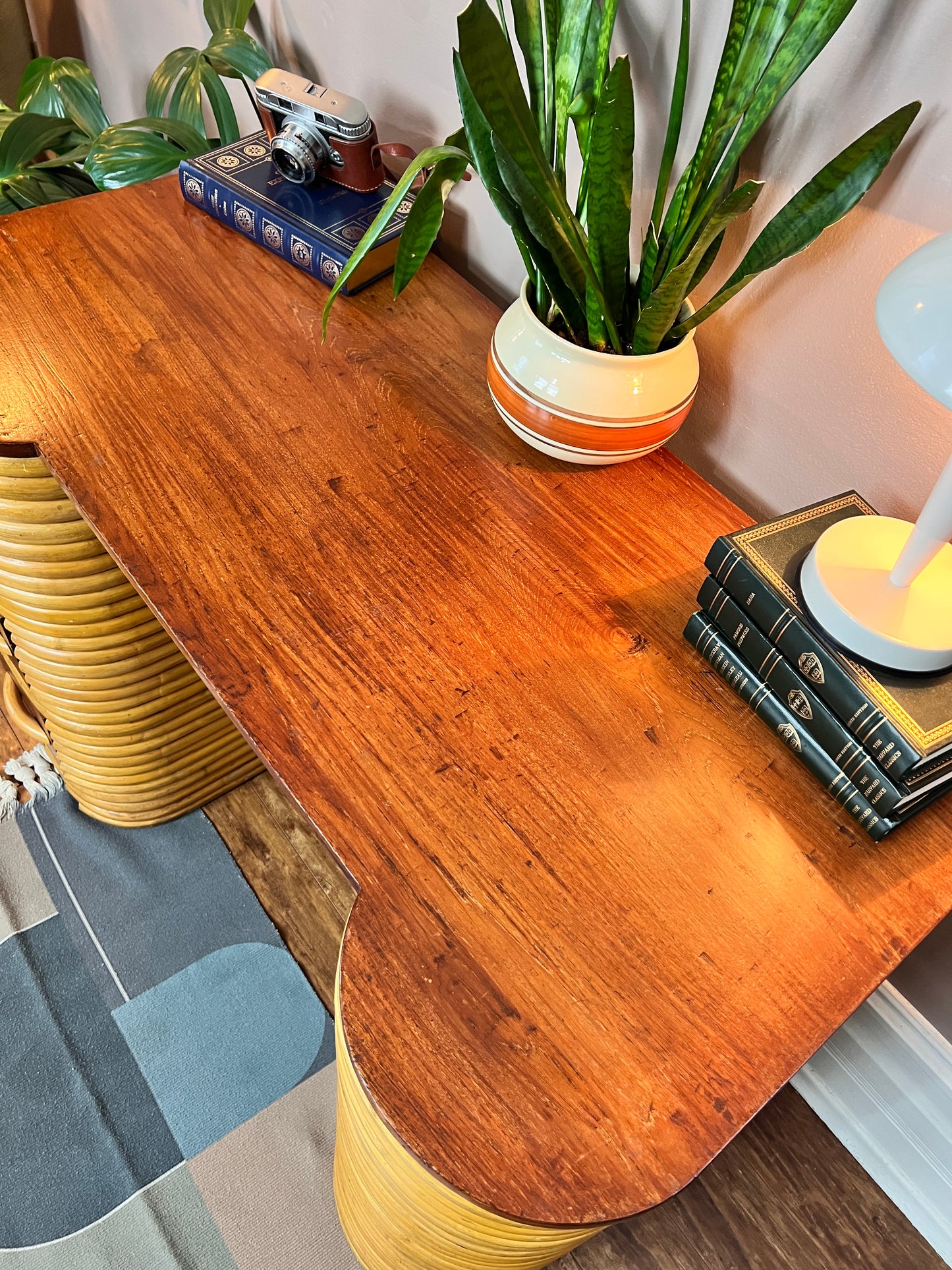 The Zelda Rattan Desk
