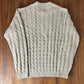 The Beige Fisherman Sweater